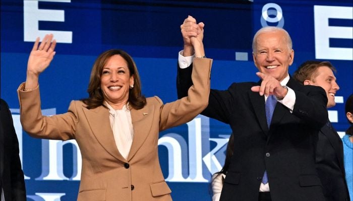 Biden casts early ballot for Harris as Election Day nears