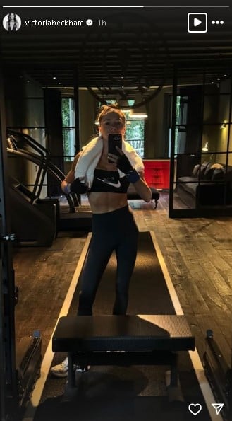 Victoria Beckham flaunts abs on new 'gym catwalk'